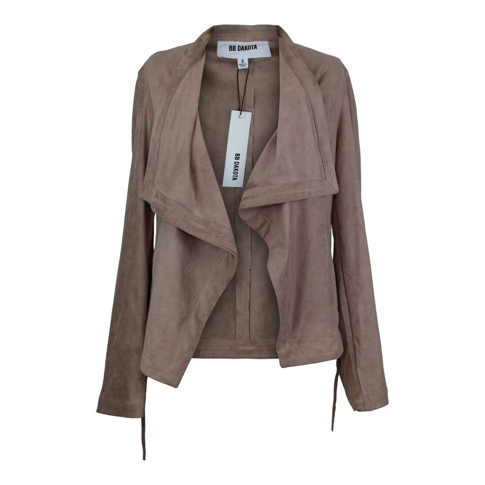 BB Dakota In Great Drape Faux Suede Jacket NWT